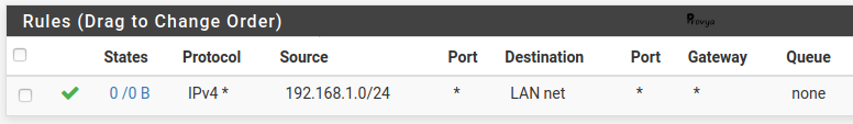 firewall rule example