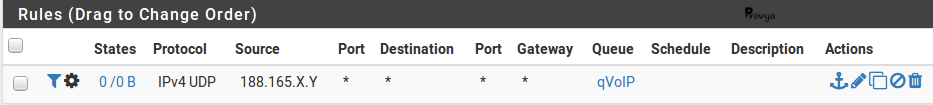 Firewall rule example